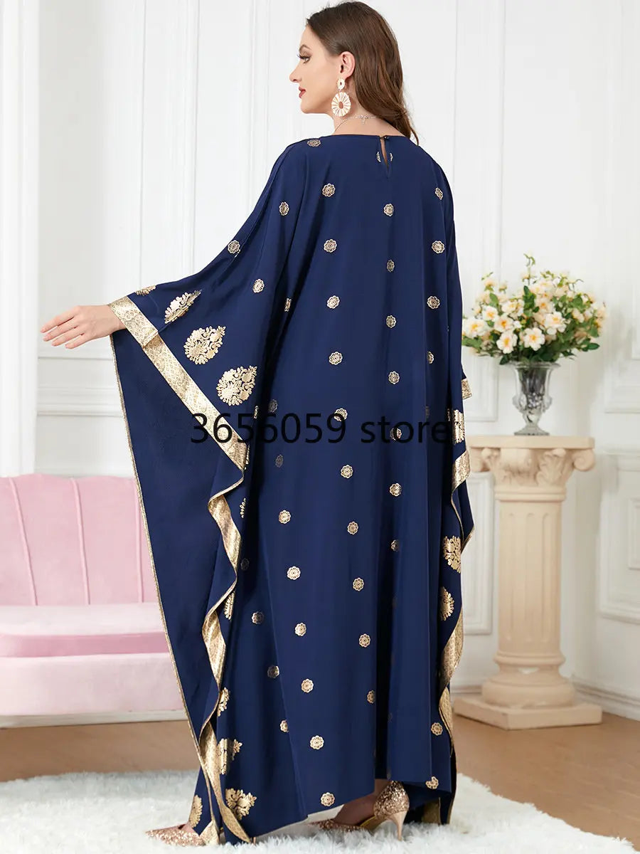 Morocco Party Dress Muslim Women Abaya Prayer Caftan Batwing Sleeve Robe India Maxi Abayas Dubai Turkey Longue Vestidos Largos