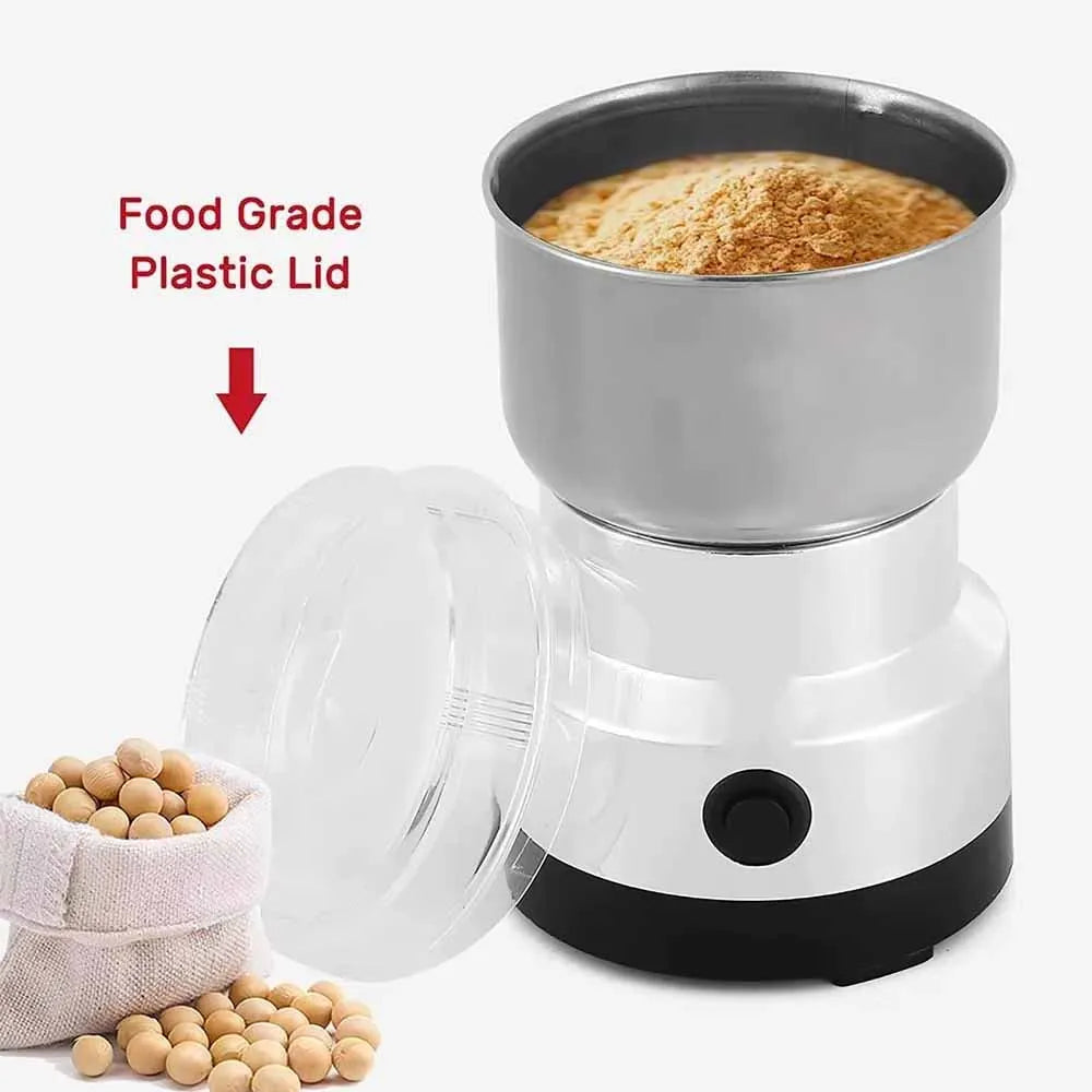 Stainless Steel Powerful Electric Coffee Bean Grinder Nut Seed Herb Grind Spice Crusher Mill Blender Kitchen Tool