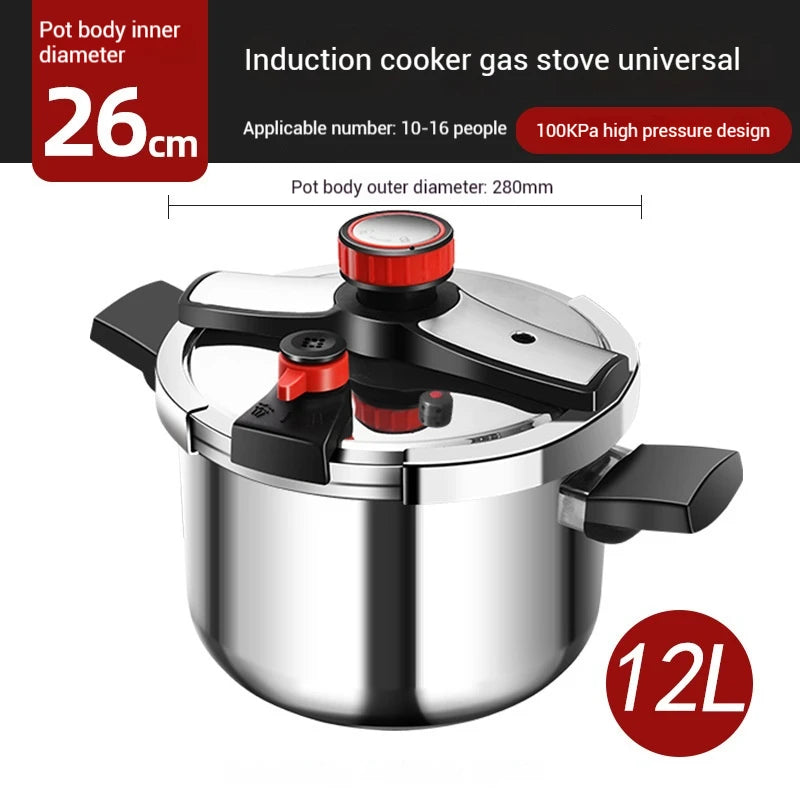 304 stainless steel household pressure cooker with large capacity thickened multi speed adjustable rice cooker